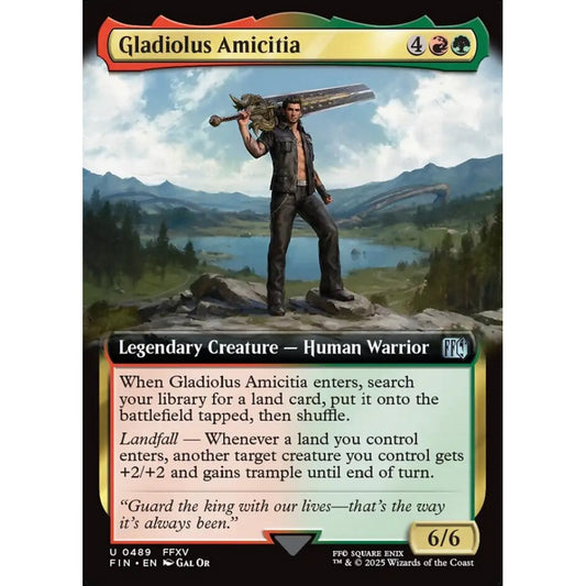 Gladiolus Amicitia uncommon 489 Magic the Gathering Final Fantasy