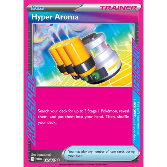 Hyper Aroma ACE Spec 152/167 Pokemon Card Game Twilight Masquerade