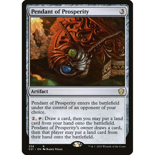 Pendant of Prosperity rare 256 Magic the Gathering Commander 2021
