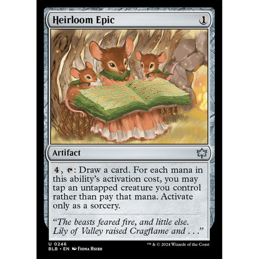 Heirloom Epic, 246, uncommon, Magic: The Gathering, Bloomburrow