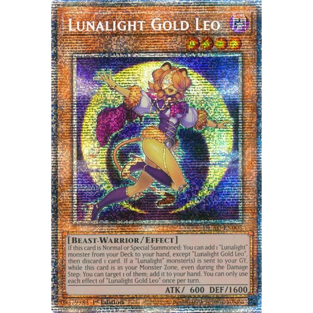 Lunalight Gold Leo (Starlight Rare) DUAD-EN005 Starlight Rare Yu-Gi-Oh Duelist's Advance