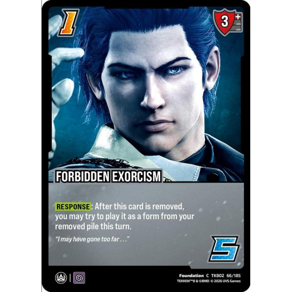 Forbidden Exorcism 66/185 TK802 Universus Tekken 8 Foundation C