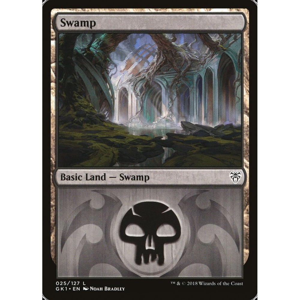Swamp common 25 Magic the Gathering GRN Guild Kit