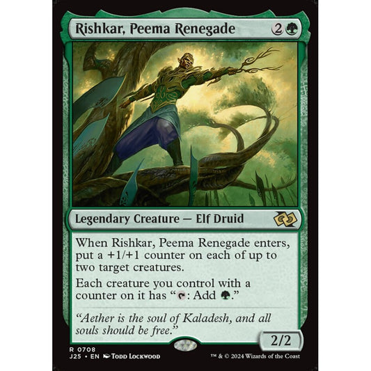 Rishkar, Peema Renegade, 708, rare, Magic: The Gathering, Foundations Jumpstart