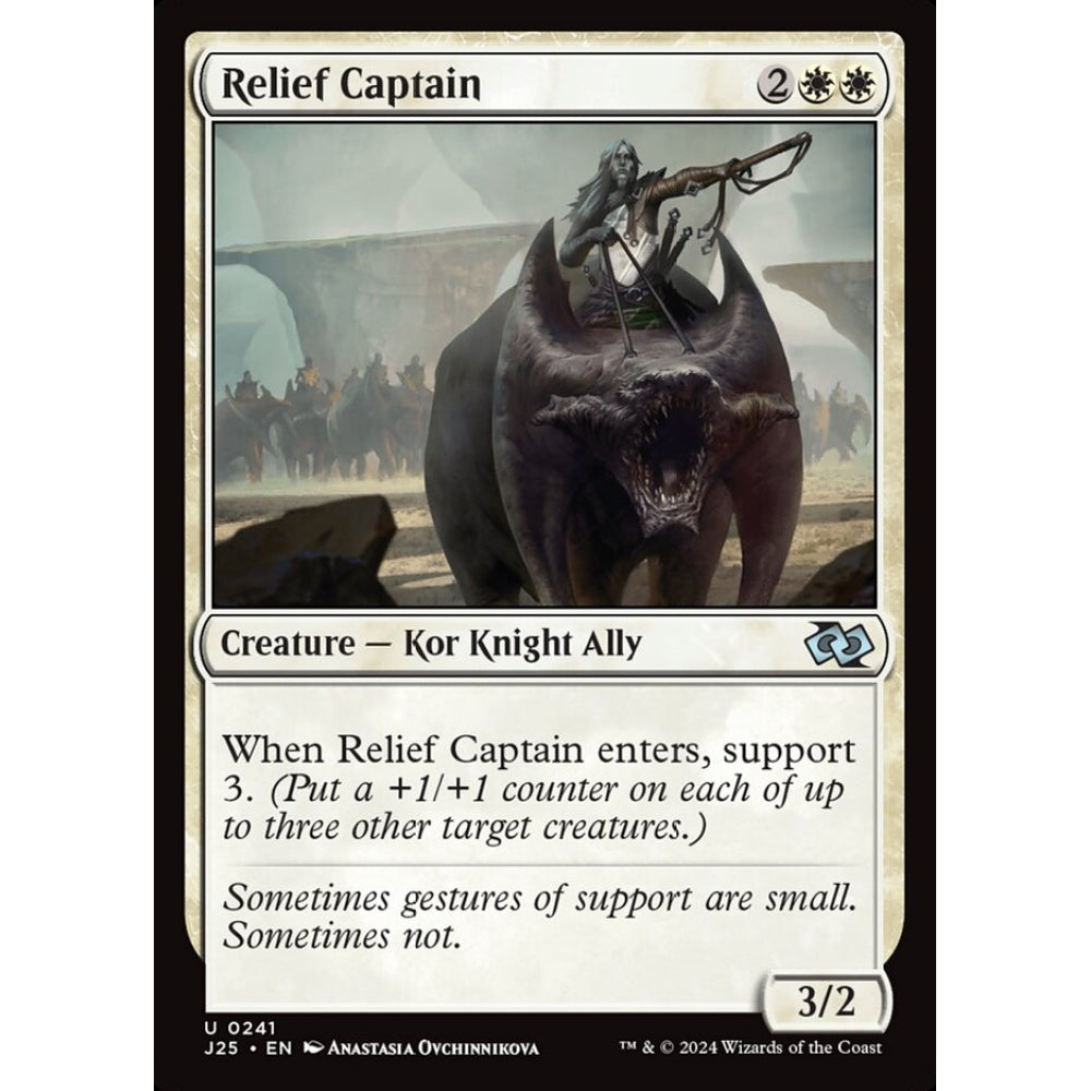 Relief Captain, 241, uncommon, Magic: The Gathering, Foundations Jumpstart
