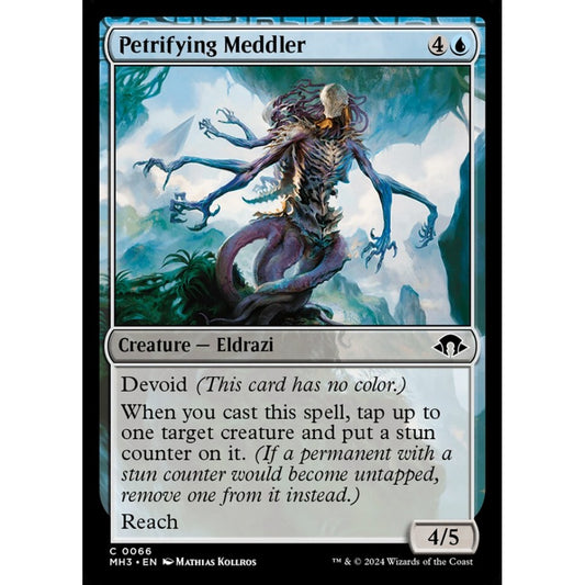 Petrifying Meddler, 66, common, Magic: The Gathering, Modern Horizons 3