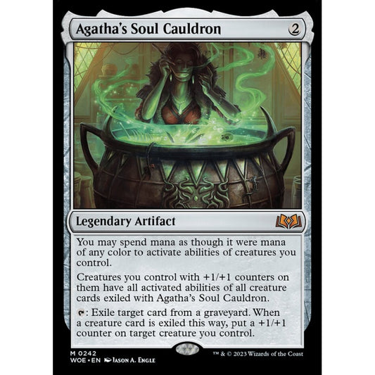 Agatha's Soul Cauldron, mythic, 242, Magic the Gathering, Wilds of Eldraine