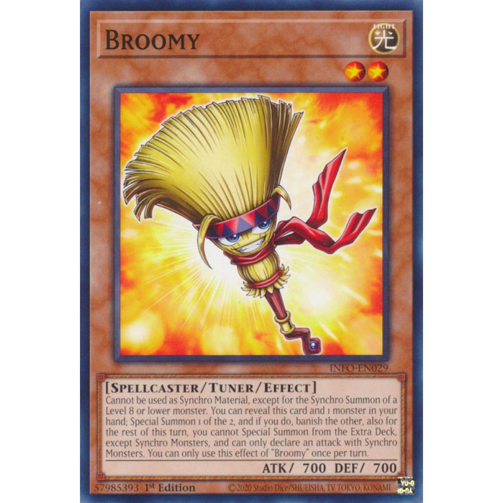 Broomy INFO-EN029 Common Common Yu-Gi-Oh The Infinite Forbidden in Art