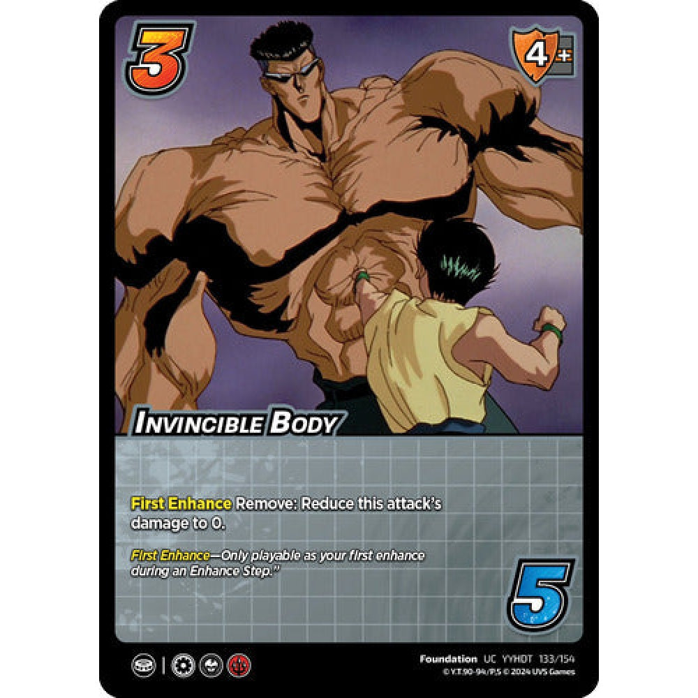 Invincible Body, 133/154, UC, UniVersus, Yu Yu Hakusho: Dark Tournament