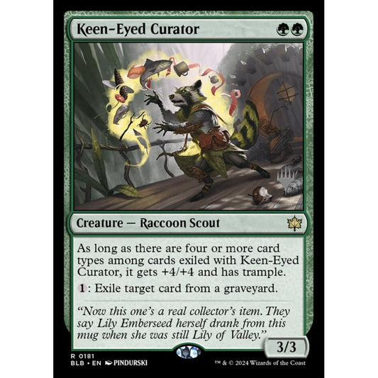Keen-Eyed Curator (R 181p PBLB Foil)