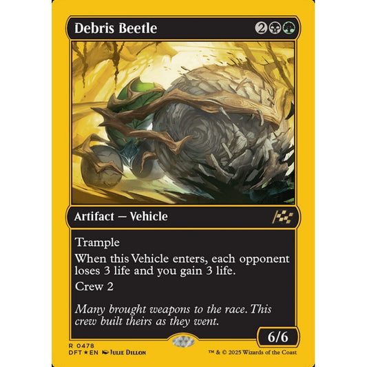 Debris Beetle, 478, rare, Magic: The Gathering, Aetherdrift