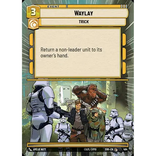Waylay, 484, C, Star Wars Unlimited, Sparks Of Rebellion