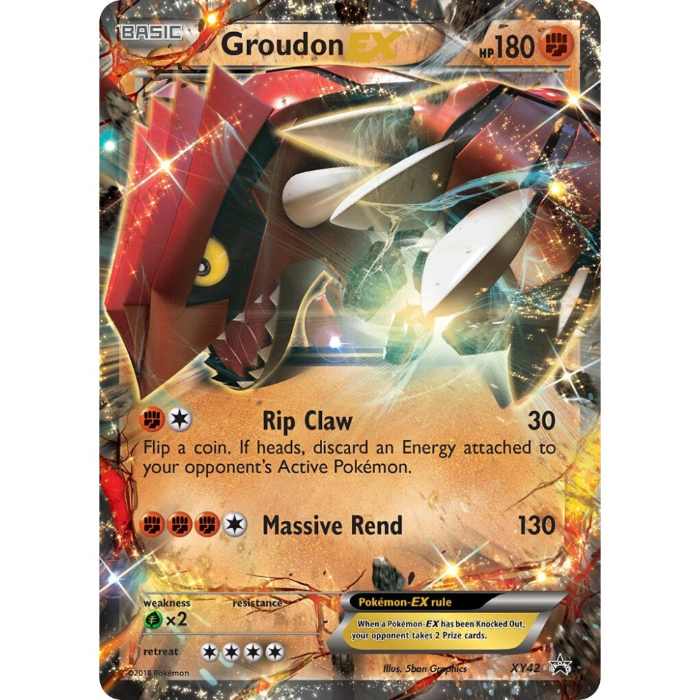 Groudon-EX Promo XY42 Pokemon Card Game XY Promos