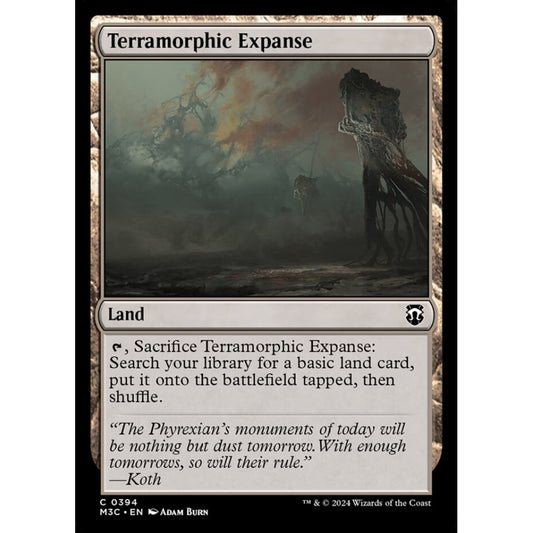 Terramorphic Expanse, 394, common, Magic: The Gathering, Modern Horizons 3