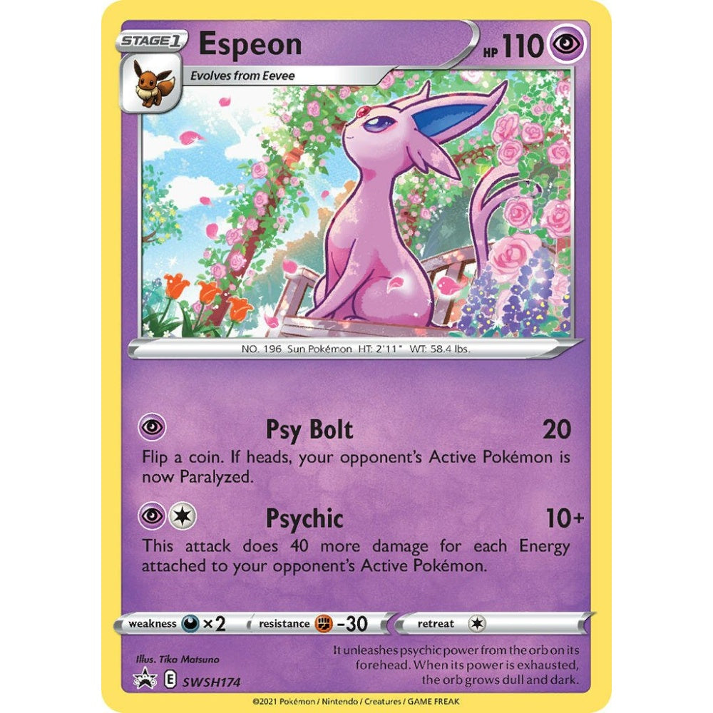 Espeon Promo SWSH174 Pokemon Card Game Sword & Shield Promos