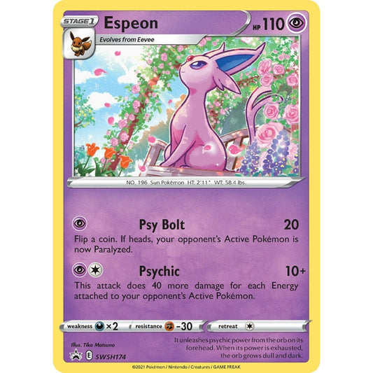 Espeon Promo SWSH174 Pokemon Card Game Sword & Shield Promos