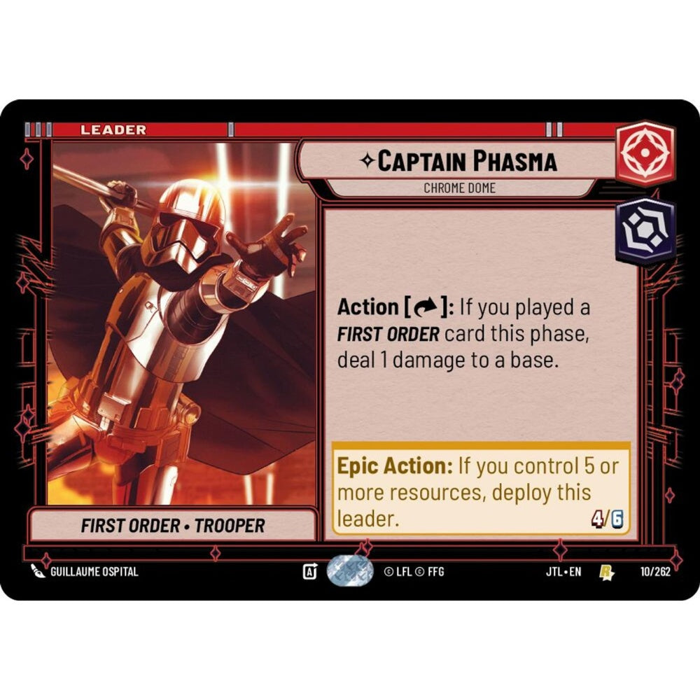 Captain Phasma, R, JTL 010), Star Wars Unlimited