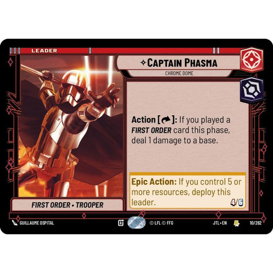 Captain Phasma, R, JTL 010), Star Wars Unlimited