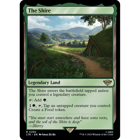 The Shire, rare, 260, Magic the Gathering, The Lord of the Rings: Tales of Middle-earth