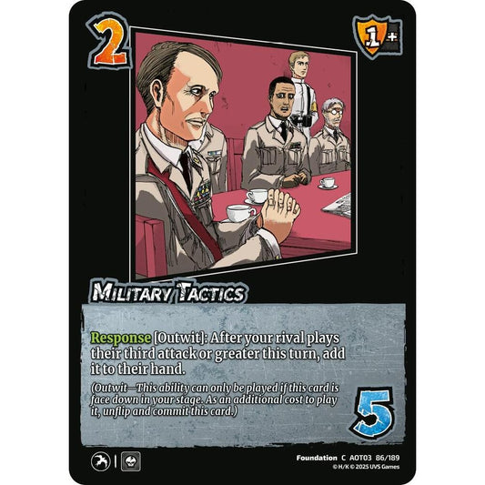 Military Tactics 86/189 AOT03 Universus Attack on Titan: Apocalypse Foundation C