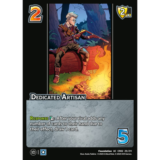 Dedicated Artisan, 29/211, CR02, Universus, Critical Role: Heroes Of Exandria, Foundation, UC