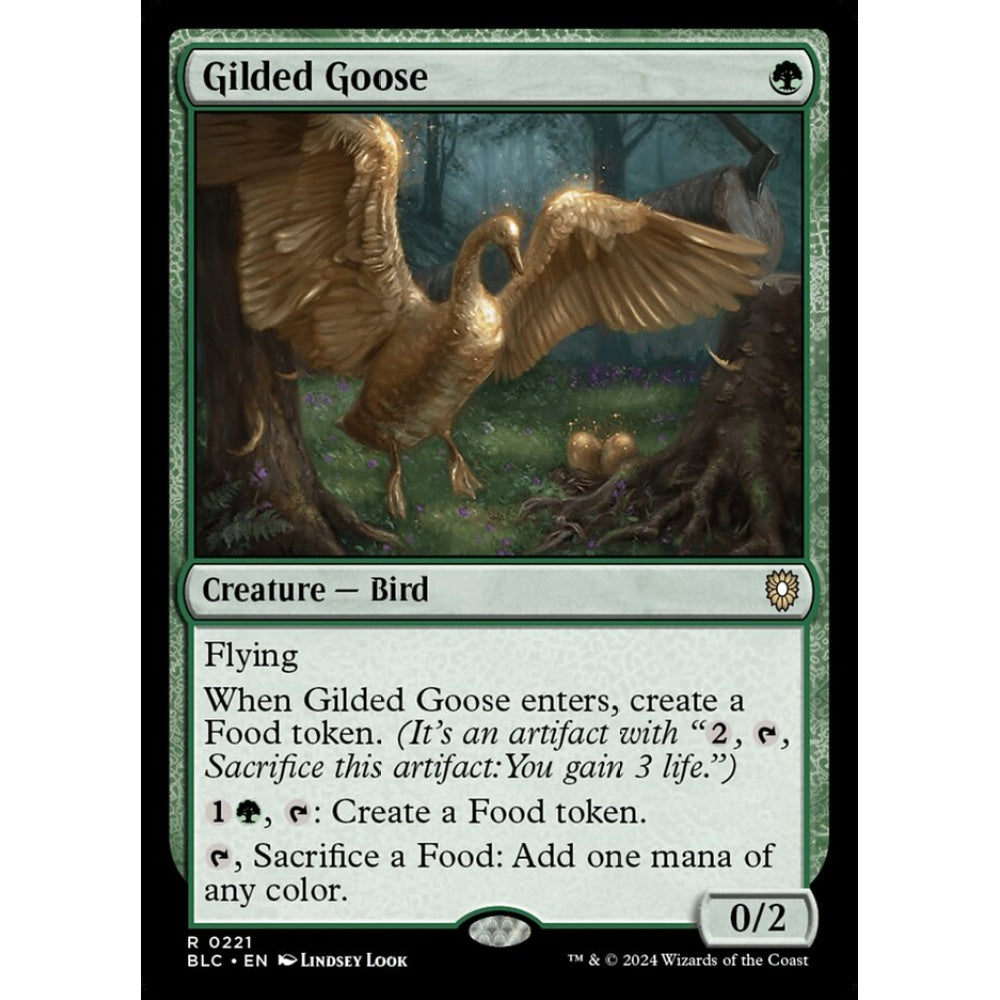 Gilded Goose, 221, rare, Magic: The Gathering, Bloomburrow