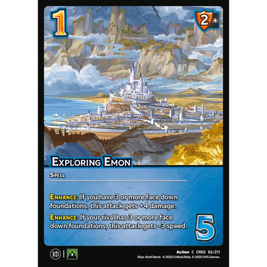 Exploring Emon, 65/211, CR02, Universus, Critical Role: Heroes Of Exandria, Action, C