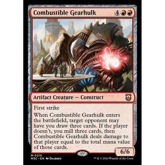Combustible Gearhulk, 210, mythic, Magic: The Gathering, Modern Horizons 3