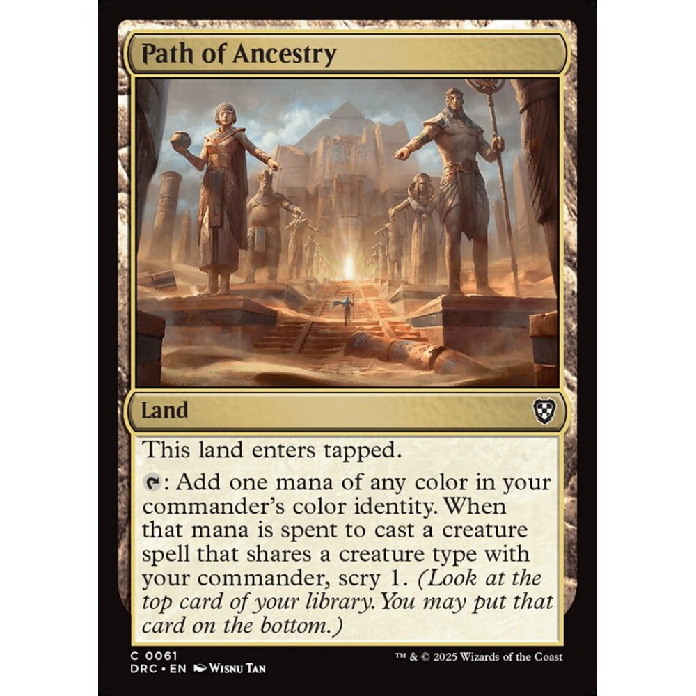 Path of Ancestry, 61, common, Magic: The Gathering, Aetherdrift Commander