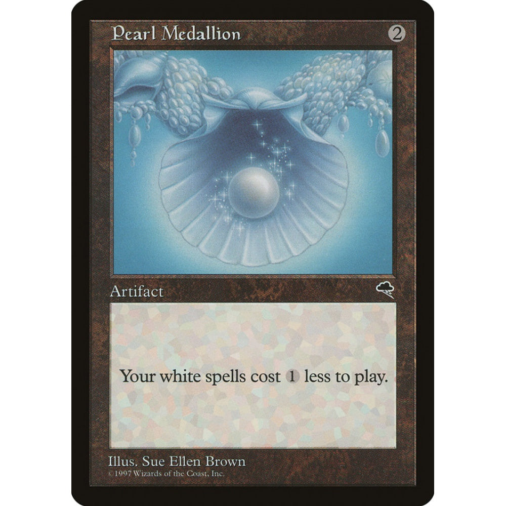 Pearl Medallion rare 300 Magic the Gathering Tempest Spanish