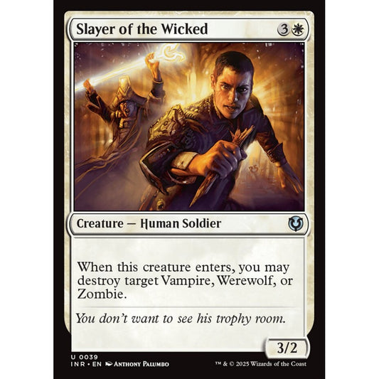 Slayer of the Wicked, 39, uncommon, Magic: The Gathering, Innistrad Remastered