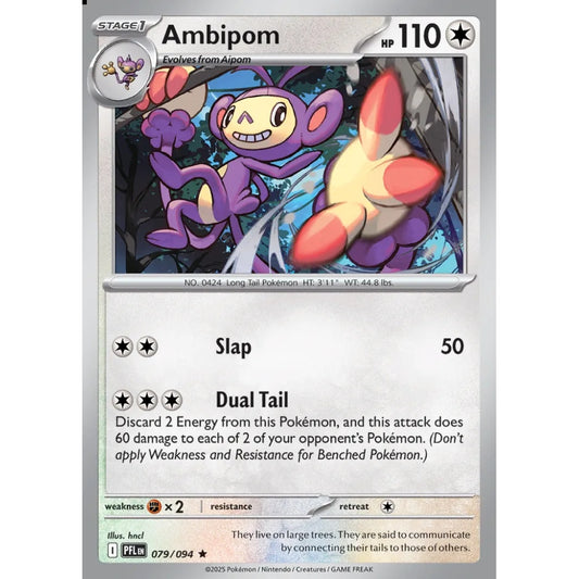 Ambipom Rare 079/094 Pokemon Card Game Phantasmal Flames