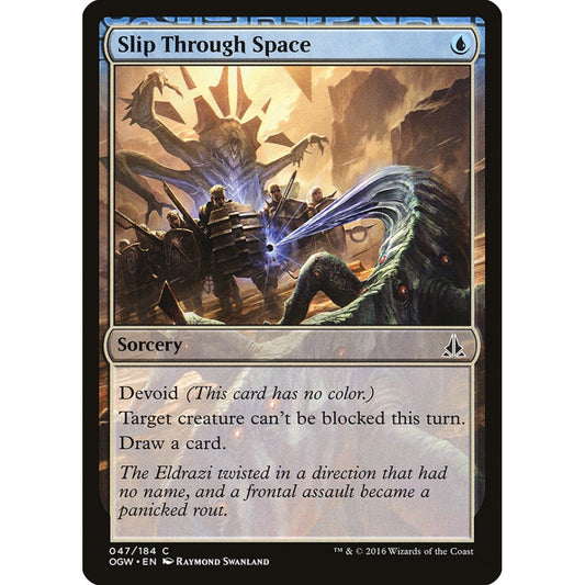 Slip Through Space common 47 Magic the Gathering Oath of the Gatewatch