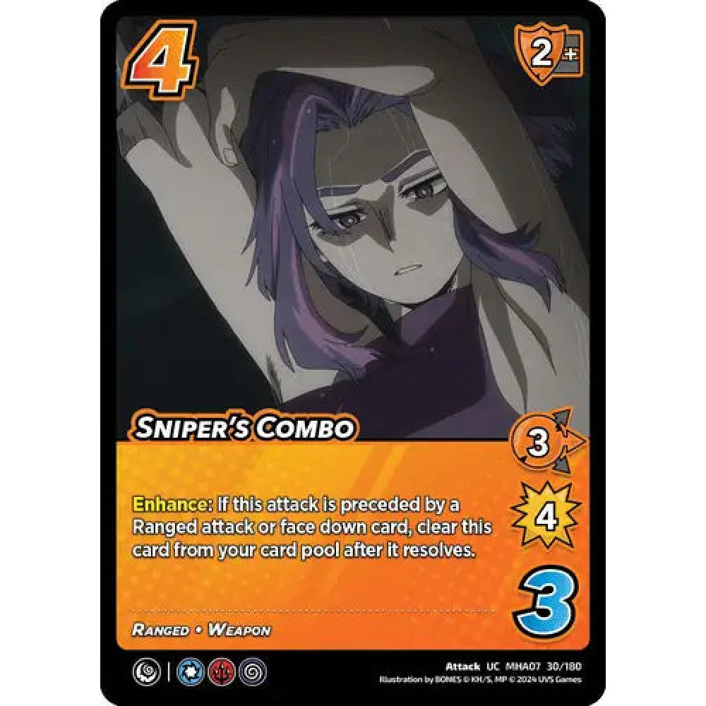 Sniper's Combo, 30/180, UC, UniVersus, MHA07 Girl Power
