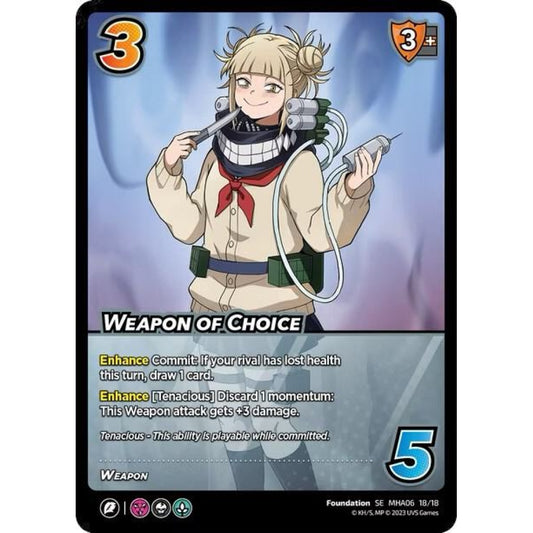 Weapon of Choice, 18/18, MHA06, Universus, MHA06 Jet Burn, nan