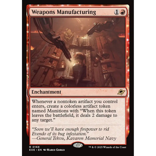 Weapons Manufacturing rare 168 Magic the Gathering Edge of Eternities