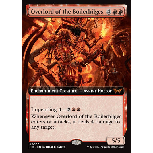 Overlord of the Boilerbilges, 380, mythic, Magic: The Gathering, Duskmourn: House of Horror