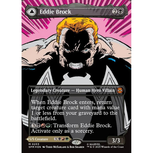 Eddie Brock // Venom, Lethal Protector mythic 233 Magic the Gathering Marvel's Spider-Man