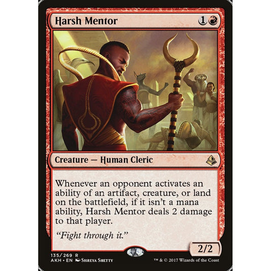 Harsh Mentor rare 135 Magic the Gathering Amonkhet