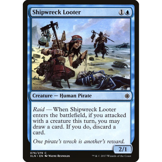 Shipwreck Looter common 76 Magic the Gathering Ixalan
