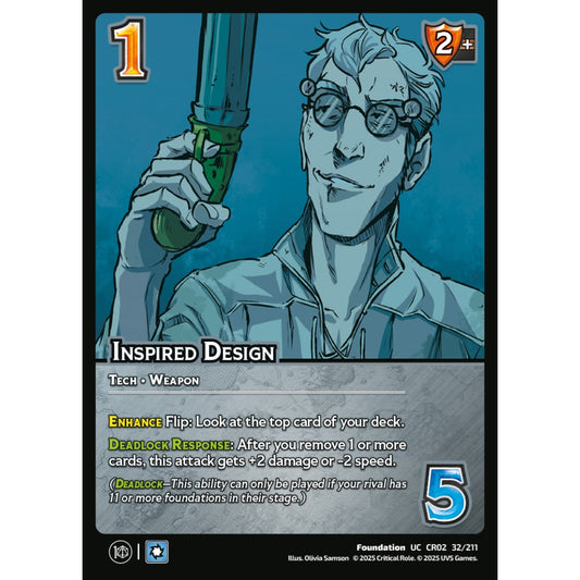 Inspired Design, 32/211, CR02, Universus, Critical Role: Heroes Of Exandria, Foundation, UC