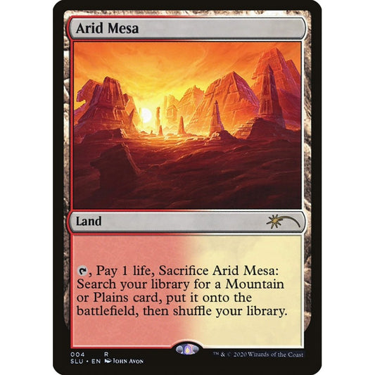 Arid Mesa rare 4 Magic the Gathering Secret Lair: Ultimate Edition