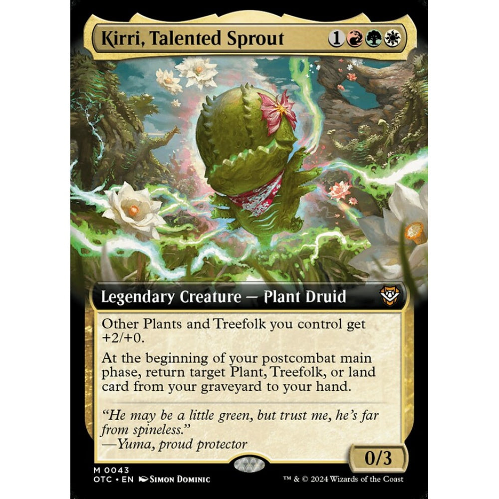 Kirri, Talented Sprout, 43, mythic, Magic: The Gathering, Outlaws of Thunder Junction