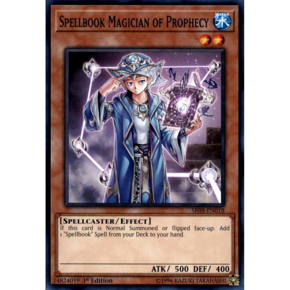 Spellbook Magician of Prophecy RA04-EN183 Platinum Platinum Secret Rare Yu-Gi-Oh Quarter Century Stampede