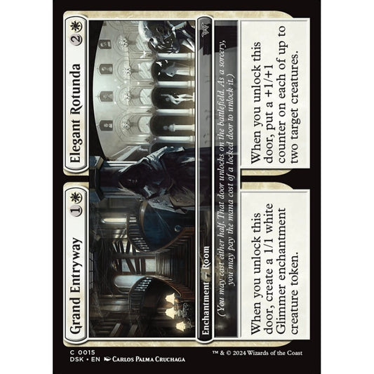 Grand Entryway // Elegant Rotunda, 15, common, Magic: The Gathering, Duskmourn: House of Horror
