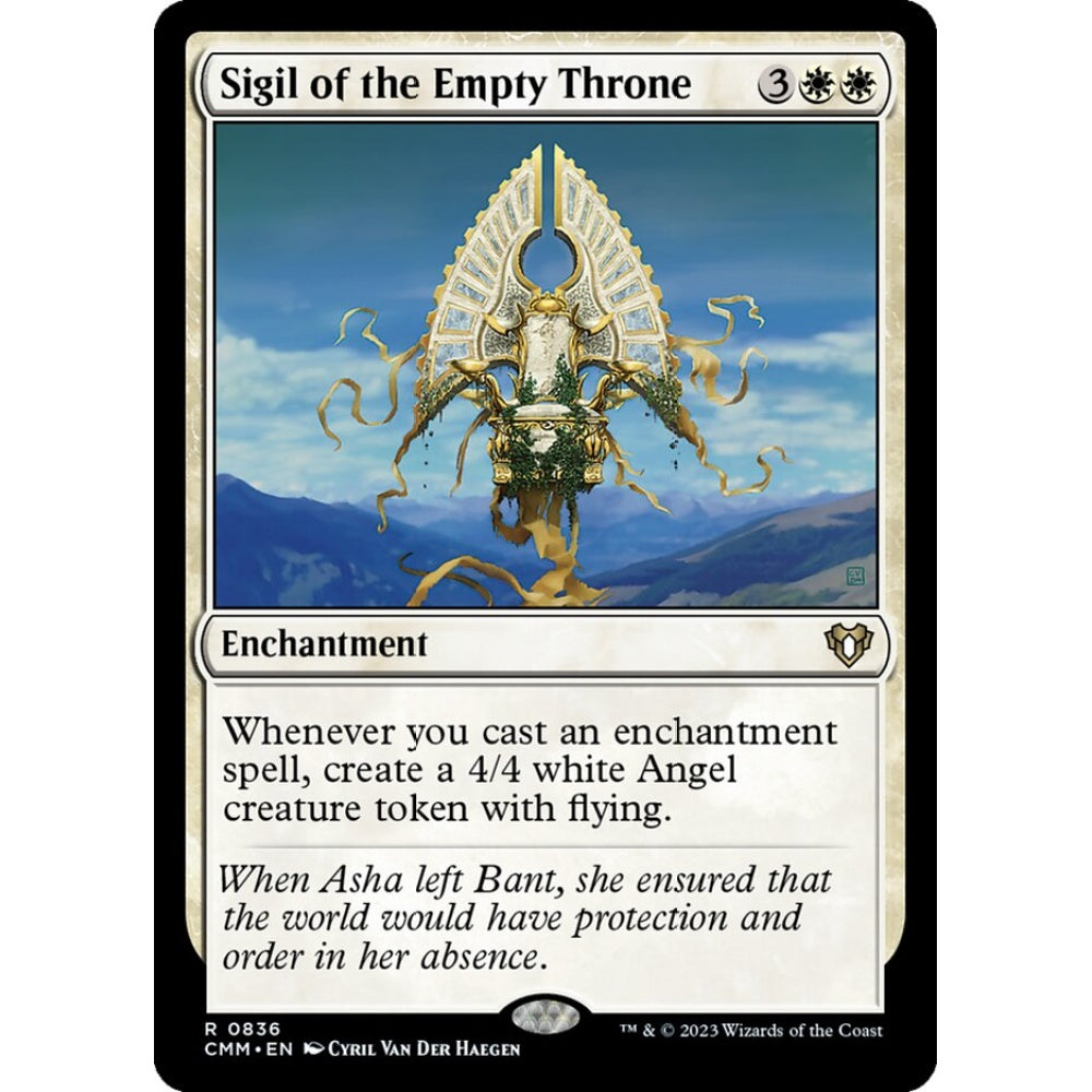 Sigil of the Empty Throne rare 836 Magic the Gathering Commander Masters