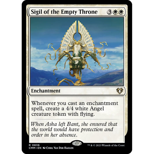 Sigil of the Empty Throne rare 836 Magic the Gathering Commander Masters