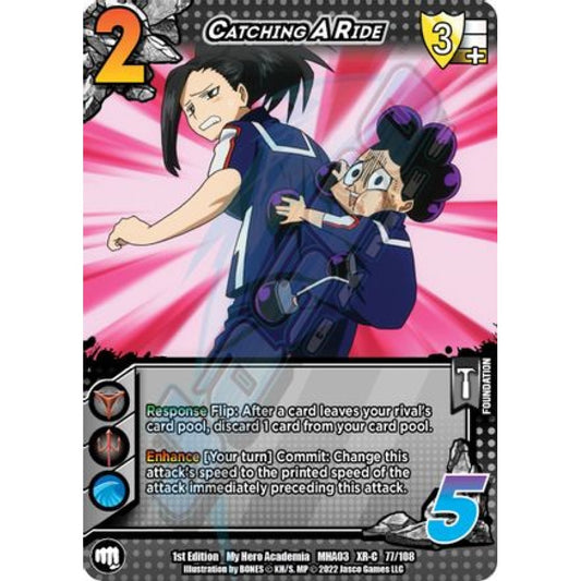 Catching a Ride, 77/108, XR-C, UniVersus, MHA03 Heroes Clash