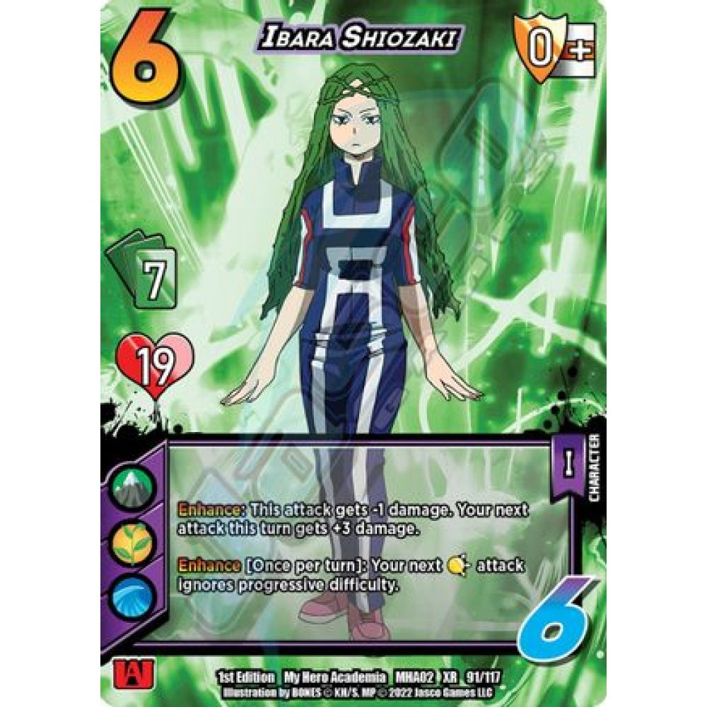 Ibara Shiozaki, 91/117, XR, UniVersus, MHA02 Crimson Rampage