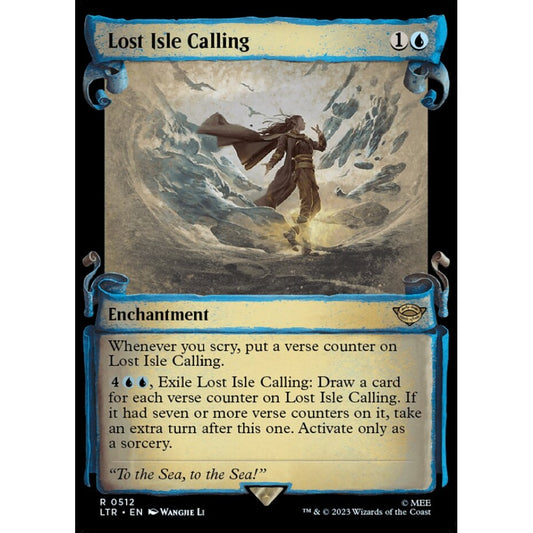 Lost Isle Calling, rare, 512, Magic the Gathering, The Lord of the Rings: Tales of Middle-earth